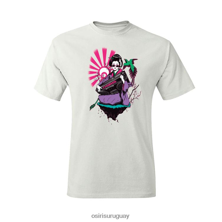 camiseta de geisha unisexo blanco X26LB28 Osiris camiseta
